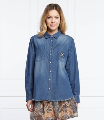 Koszula damska casual SILVIAN HEACH ze sklepu: Gomez Fashion Store w kategorii: Koszule damskie - zdjęcie 874714-BD9-10338_SH222W000034206
