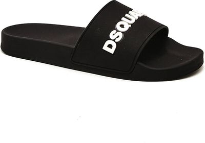 Klapki męskie na lato Dsquared2 ze sklepu: Gomez Fashion Store w kategorii: Klapki męskie - zdjęcie 874714-BD9-10338_DQ222M000015212