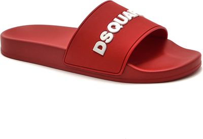 Klapki męskie na lato Dsquared2 ze sklepu: Gomez Fashion Store w kategorii: Klapki męskie - zdjęcie 874714-BD9-10338_DQ222M000015065