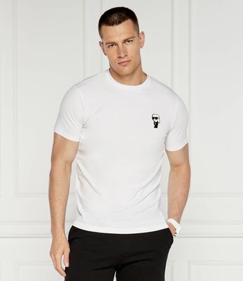 T-shirt męski Karl Lagerfeld ze sklepu: Gomez Fashion Store w kategorii: T-shirty męskie - zdjęcie 874714-BD9-10338_KL222M000111007