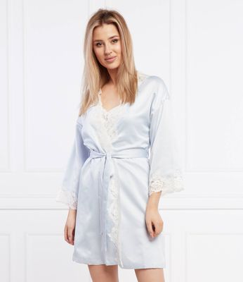 Szlafrok damski elegancki LAUREN RALPH LAUREN ze sklepu: Gomez Fashion Store w kategorii: Szlafroki damskie - zdjęcie 874714-BD9-10338_RL221W000111DR1