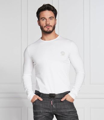 T-shirt męski casual Versace ze sklepu: Gomez Fashion Store w kategorii: T-shirty męskie - zdjęcie 874714-BD9-10338_VE222M000004011