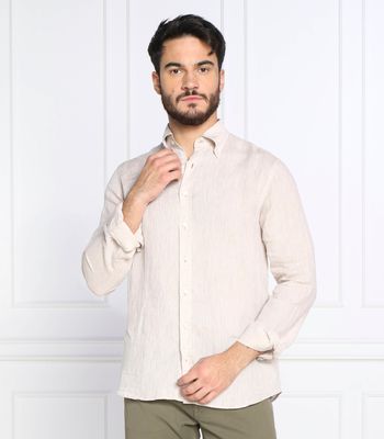 Koszula męska z klasycznym kołnierzykiem na wiosnę Oscar Jacobson ze sklepu: Gomez Fashion Store w kategorii: Koszule męskie - zdjęcie 874714-BD9-10338_OJ222M000002004