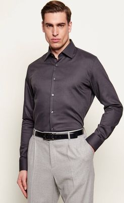 Koszula męska z klasycznym kołnierzykiem BOSS BLACK ze sklepu: Gomez Fashion Store w kategorii: Koszule męskie - zdjęcie 874714-BD9-10338_BB222M000226025