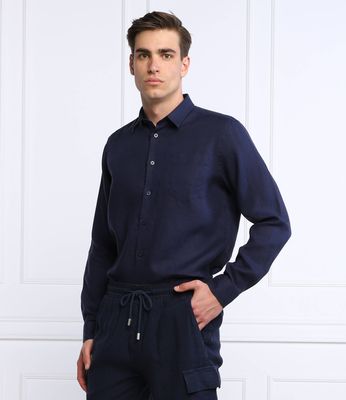 Vilebrequin - Koszula męska jesienna ze sklepu: Gomez Fashion Store w kategorii: Koszule męskie - zdjęcie 874714-BD9-10338_VI222M000031390