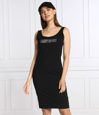 Sukienka dopasowana DKNY Sport ze sklepu: Gomez Fashion Store w kategorii: Sukienki - zdjęcie 874714-BD9-10338_DP222W000017007