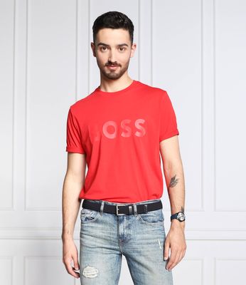 T-shirt męski młodzieżowy BOSS BLACK ze sklepu: Gomez Fashion Store w kategorii: T-shirty męskie - zdjęcie 874714-BD9-10338_BB224M000062623