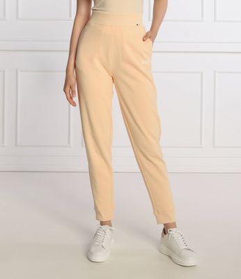 Spodnie damskie w sportowym stylu na wiosnę BOSS BLACK ze sklepu: Gomez Fashion Store w kategorii: Spodnie damskie - zdjęcie 874714-BD9-10338_BB224W000036839