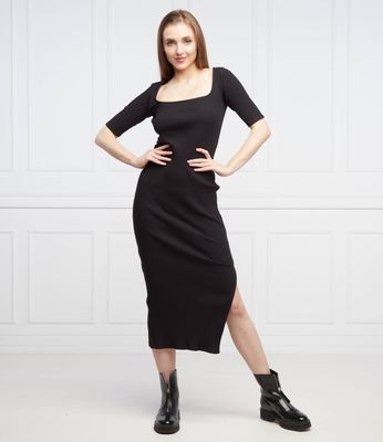 HUGO - Sukienka ze sklepu: Gomez Fashion Store w kategorii: Sukienki - zdjęcie 874714-BD9-10338_BU224W000092001