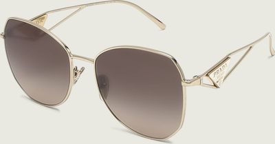 Okulary przeciwsłoneczne damskie PRADA ze sklepu: Gomez Fashion Store w kategorii: Okulary przeciwsłoneczne damskie - zdjęcie 874714-BD9-10338_PP222W000014125