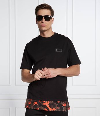 T-shirt męski na wiosnę Les Hommes ze sklepu: Gomez Fashion Store w kategorii: T-shirty męskie - zdjęcie 874714-BD9-10338_HM222M000007900