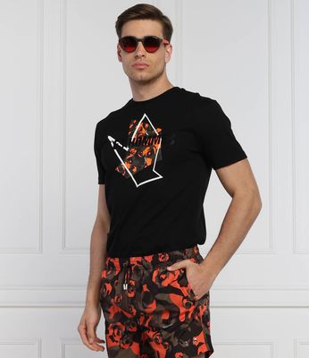T-shirt męski młodzieżowy na wiosnę Les Hommes ze sklepu: Gomez Fashion Store w kategorii: T-shirty męskie - zdjęcie 874714-BD9-10338_HM222M000029952