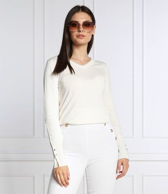 Sweter damski casual Guess ze sklepu: Gomez Fashion Store w kategorii: Swetry damskie - zdjęcie 874714-BD9-10338_GJ224W000101H47