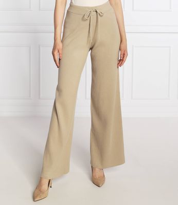 Spodnie damskie na wiosnę casual Tommy Hilfiger ze sklepu: Gomez Fashion Store w kategorii: Spodnie damskie - zdjęcie 874714-BD9-10338_TH224W000104G71