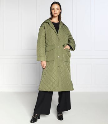 Płaszcz damski jesienny Tommy Hilfiger ze sklepu: Gomez Fashion Store w kategorii: Płaszcze damskie - zdjęcie 874714-BD9-10338_TH224W000142N57