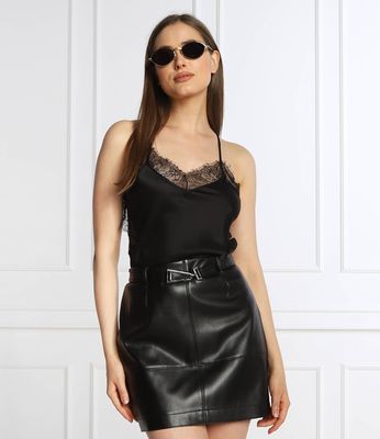 Bluzka damska casual na lato Patrizia Pepe ze sklepu: Gomez Fashion Store w kategorii: Bluzki damskie - zdjęcie 874714-BD9-10338_PK224W000085049