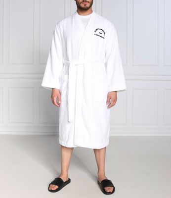 Szlafrok męski Karl Lagerfeld ze sklepu: Gomez Fashion Store w kategorii: Szlafroki męskie - zdjęcie 874714-BD9-10338_KL224M000010100