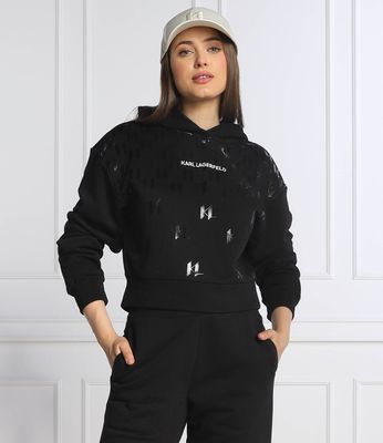 Bluza damska jesienna Karl Lagerfeld ze sklepu: Gomez Fashion Store w kategorii: Bluzy damskie - zdjęcie 874714-BD9-10338_KL224W000024666