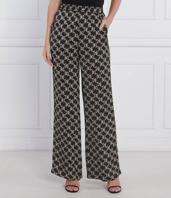 Spodnie damskie na wiosnę retro Karl Lagerfeld ze sklepu: Gomez Fashion Store w kategorii: Spodnie damskie - zdjęcie 874714-BD9-10338_KL224W000055196