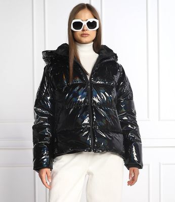 Kurtka damska jesienna Karl Lagerfeld ze sklepu: Gomez Fashion Store w kategorii: Kurtki damskie - zdjęcie 874714-BD9-10338_KL224W000058194