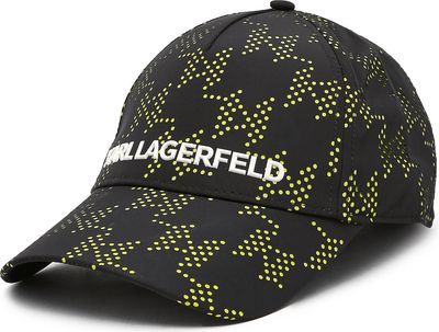 Czapka z daszkiem damska Karl Lagerfeld ze sklepu: Gomez Fashion Store w kategorii: Czapki z daszkiem damskie - zdjęcie 874714-BD9-10338_KL224W000081178