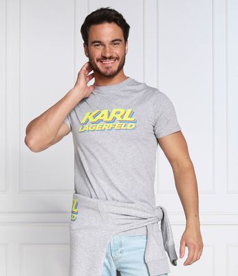 T-shirt męski młodzieżowy na wiosnę Karl Lagerfeld ze sklepu: Gomez Fashion Store w kategorii: T-shirty męskie - zdjęcie 874714-BD9-10338_KL224M000028941