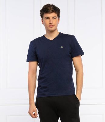 T-shirt męski casual Lacoste ze sklepu: Gomez Fashion Store w kategorii: T-shirty męskie - zdjęcie 874714-BD9-10338_LA152M000010166