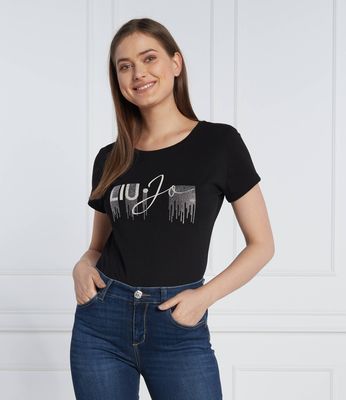 Bluzka damska w stylu młodzieżowym Liu Jo Sport ze sklepu: Gomez Fashion Store w kategorii: Bluzki damskie - zdjęcie 874714-BD9-10338_LS224W000031274