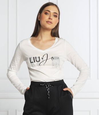 Bluzka damska na wiosnę Liu Jo Sport ze sklepu: Gomez Fashion Store w kategorii: Bluzki damskie - zdjęcie 874714-BD9-10338_LS224W000081269