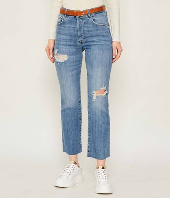 Liu Jo - Jeansy damskie casualowe ze sklepu: Gomez Fashion Store w kategorii: Jeansy damskie - zdjęcie 874714-BD9-10338_LJ224W000039M95