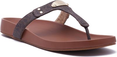 Klapki damskie na lato Michael Kors ze sklepu: Gomez Fashion Store w kategorii: Klapki damskie - zdjęcie 874714-BD9-10338_MK224W000263200