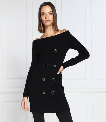Sukienka casualowa Elisabetta Franchi ze sklepu: Gomez Fashion Store w kategorii: Sukienki - zdjęcie 874714-BD9-10338_EF224W000024110