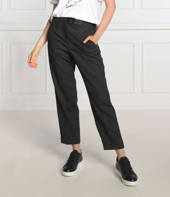 Spodnie damskie jesienne w stylu klasycznym Peserico ze sklepu: Gomez Fashion Store w kategorii: Spodnie damskie - zdjęcie 874714-BD9-10338_PC224W000012029