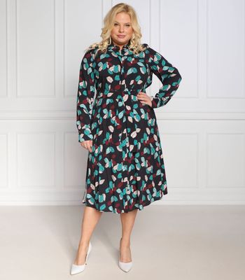 Sukienka jesienna Persona by Marina Rinaldi ze sklepu: Gomez Fashion Store w kategorii: Sukienki - zdjęcie 874714-BD9-10338_SO224W000002096