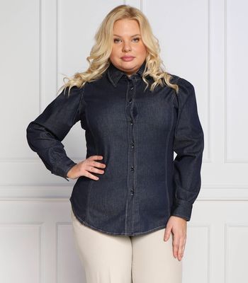 Koszula damska Persona by Marina Rinaldi ze sklepu: Gomez Fashion Store w kategorii: Koszule damskie - zdjęcie 874714-BD9-10338_SO224W000007058