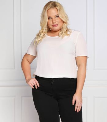 Bluzka damska na wiosnę casualowa Persona by Marina Rinaldi ze sklepu: Gomez Fashion Store w kategorii: Bluzki damskie - zdjęcie 874714-BD9-10338_SO224W000025002