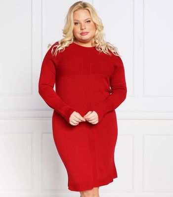 Sukienka na wiosnę na jesień Persona by Marina Rinaldi ze sklepu: Gomez Fashion Store w kategorii: Sukienki - zdjęcie 874714-BD9-10338_SO224W000028034