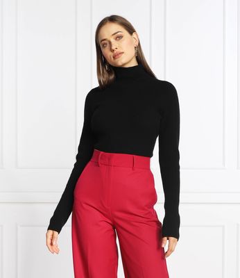 Sweter damski casual Trussardi ze sklepu: Gomez Fashion Store w kategorii: Swetry damskie - zdjęcie 874714-BD9-10338_TJ224W000022298