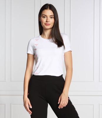 Bluzka damska casual EA7 ze sklepu: Gomez Fashion Store w kategorii: Bluzki damskie - zdjęcie 874714-BD9-10338_E7225W000044018
