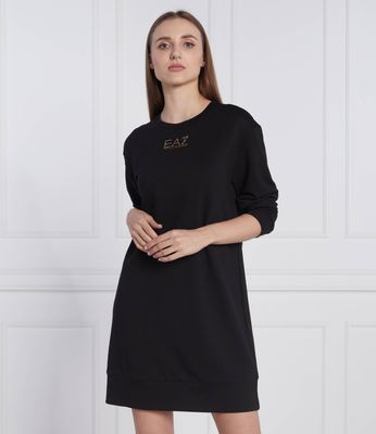 Sukienka prosta EA7 ze sklepu: Gomez Fashion Store w kategorii: Sukienki - zdjęcie 874714-BD9-10338_E7225W000064012