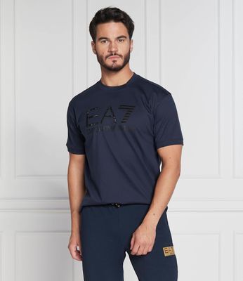 EA7 - T-shirt męski na wiosnę ze sklepu: Gomez Fashion Store w kategorii: T-shirty męskie - zdjęcie 874714-BD9-10338_E7225M000102554