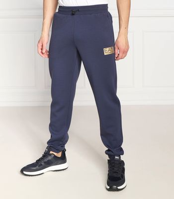 Spodnie męskie w sportowym stylu EA7 ze sklepu: Gomez Fashion Store w kategorii: Spodnie męskie - zdjęcie 874714-BD9-10338_E7225M000177554