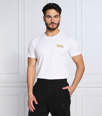 T-shirt męski EA7 ze sklepu: Gomez Fashion Store w kategorii: T-shirty męskie - zdjęcie 874714-BD9-10338_E7225M000196100