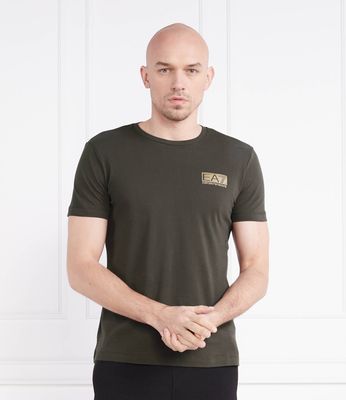 EA7 - T-shirt męski casualowy ze sklepu: Gomez Fashion Store w kategorii: T-shirty męskie - zdjęcie 874714-BD9-10338_E7225M000196961