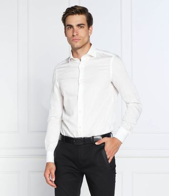 Koszula męska z klasycznym kołnierzykiem Emporio Armani ze sklepu: Gomez Fashion Store w kategorii: Koszule męskie - zdjęcie 874714-BD9-10338_EA225M000124A96