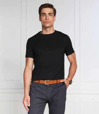 T-shirt męski na wiosnę Emporio Armani ze sklepu: Gomez Fashion Store w kategorii: T-shirty męskie - zdjęcie 874714-BD9-10338_EA225M000190016