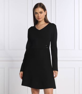 Sukienka na jesień Armani Exchange ze sklepu: Gomez Fashion Store w kategorii: Sukienki - zdjęcie 874714-BD9-10338_AX225W000001102