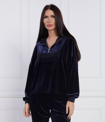 Bluza damska casual Armani Exchange ze sklepu: Gomez Fashion Store w kategorii: Bluzy damskie - zdjęcie 874714-BD9-10338_AX225W000025007