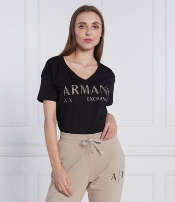 Bluzka damska na wiosnę Armani Exchange ze sklepu: Gomez Fashion Store w kategorii: Bluzki damskie - zdjęcie 874714-BD9-10338_AX225W000052102