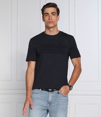 T-shirt męski casual Armani Exchange ze sklepu: Gomez Fashion Store w kategorii: T-shirty męskie - zdjęcie 874714-BD9-10338_AX225M000082079